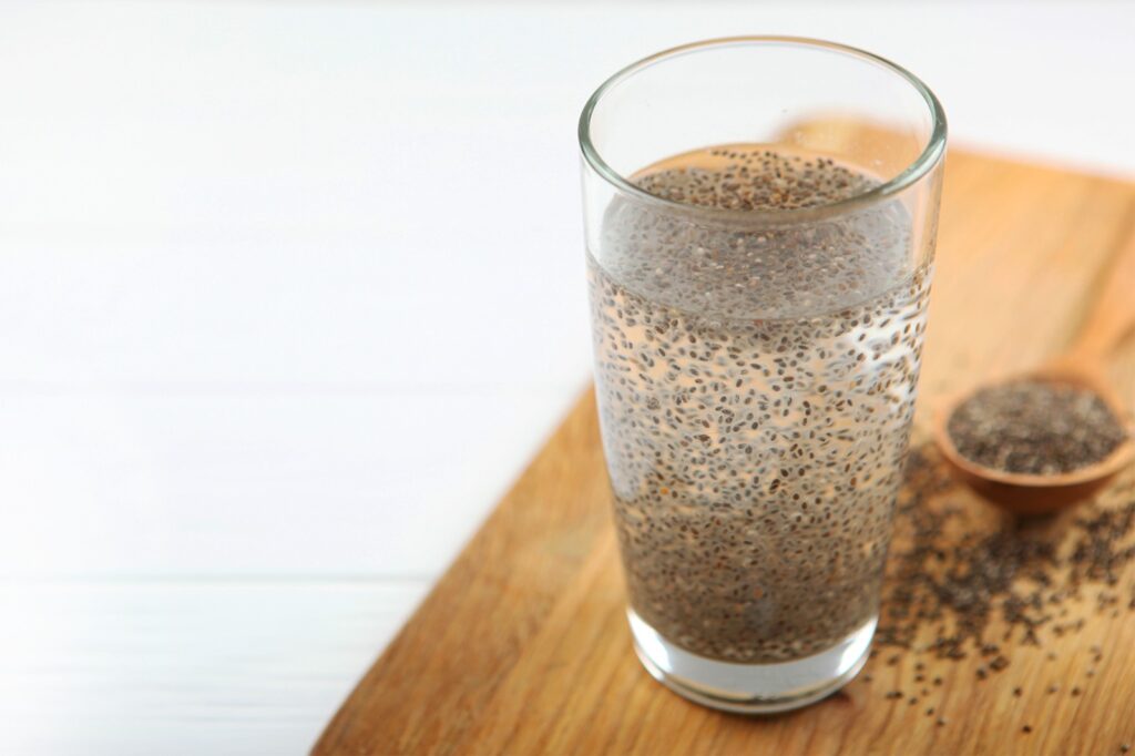 Benefits of drinking chia seeds water for skin